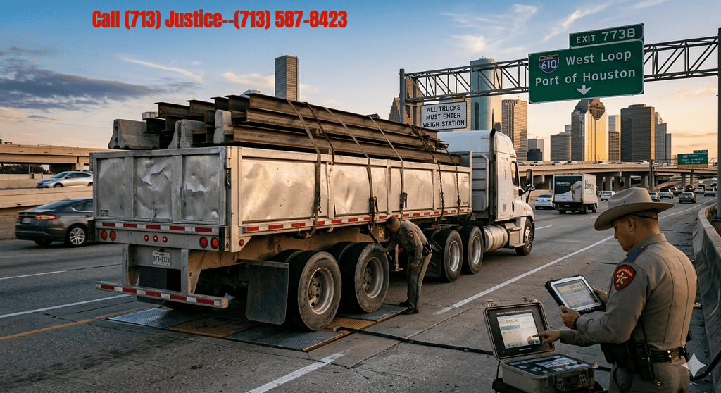 Overweight Truck Accidents on Houston Freeway