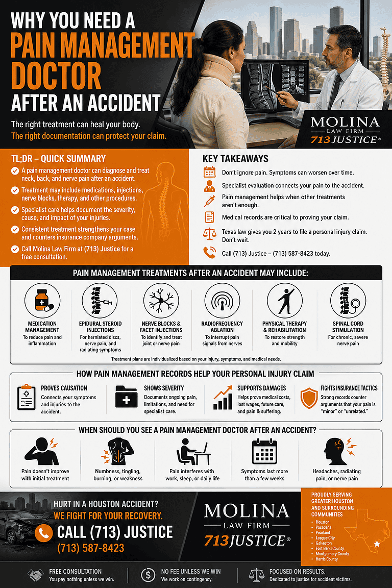 Pain Management Doctor After An Accident